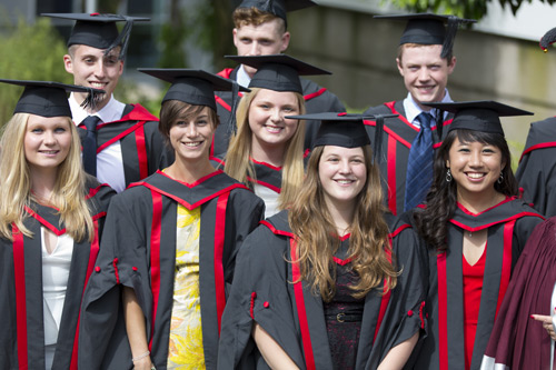 Young People graduation from South Wales University